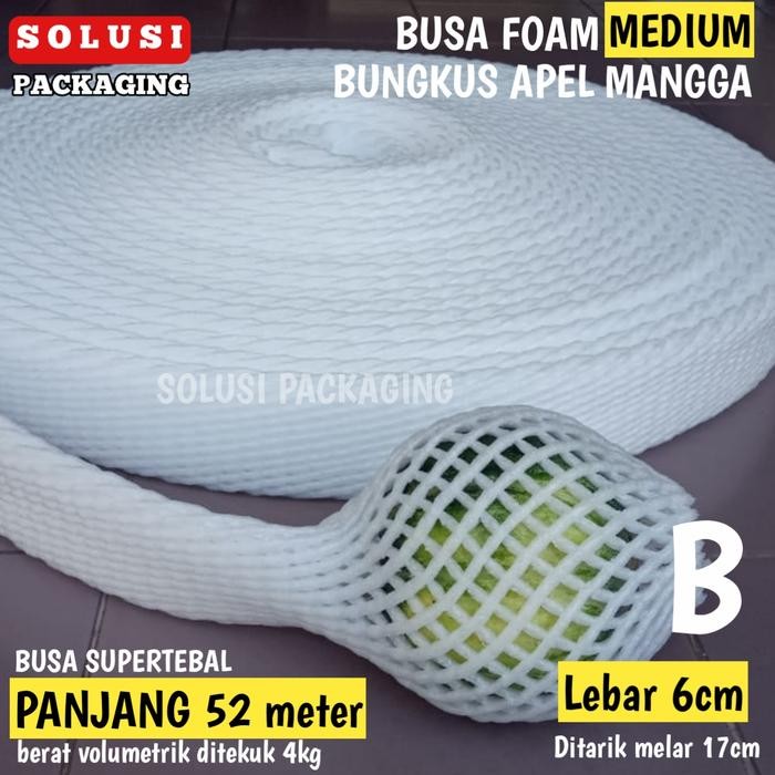 NEW FOAM NET BUNGKUS BUAH - APEL, PIR, MANGGA / POLYNET / KEMASAAN BUSA