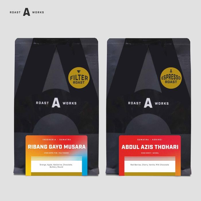 

Bundle Indonesia Sumatra Ribang Gayo Musara Ateng Super, P-88 Fully Washed + Sumatra Kerinci Abdul