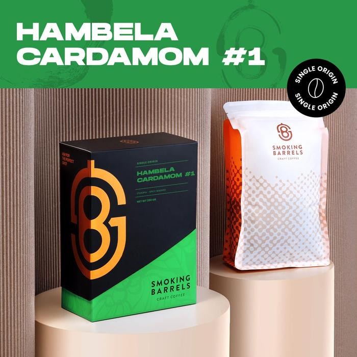 

Ethiopia Hambela Cardamom Spice Washed (Arabica Specialty Coffee) - SB Craft Coffee