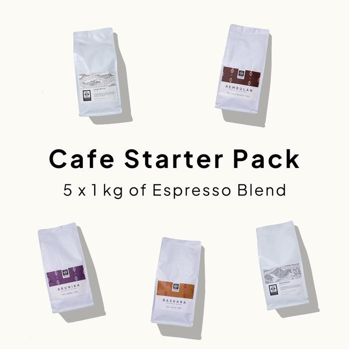 

5kg Cafe Starter Pack, Espresso Blend of Your Choice (5x1KG)
