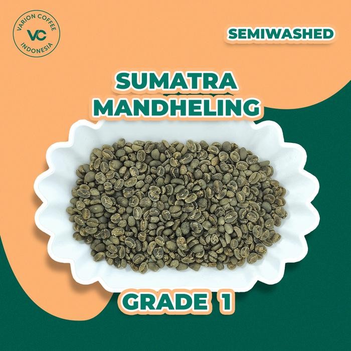 

Green Bean Arabica Mandheling Semiwashed Varion Coffee - Biji Kopi Mentah 60Kg - Grade 1