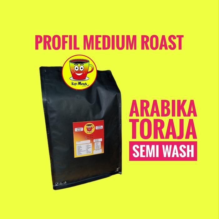 Kopi Arabika TORAJA 1Kg/500gram Medium Roast