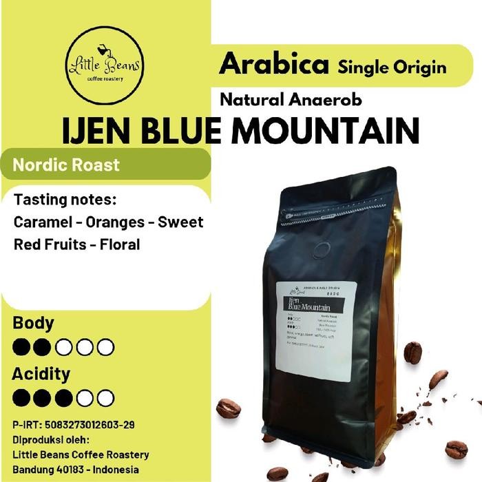

Kopi Arabica/Arabika Ijen Blue Mountain 800gr/400gr/200gr Biji/Bubuk