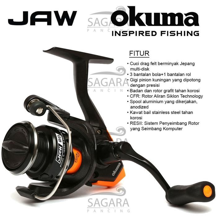 Reel Okuma Jaw Reel Ultra Light Reel Ul Reel Pancing Spinning