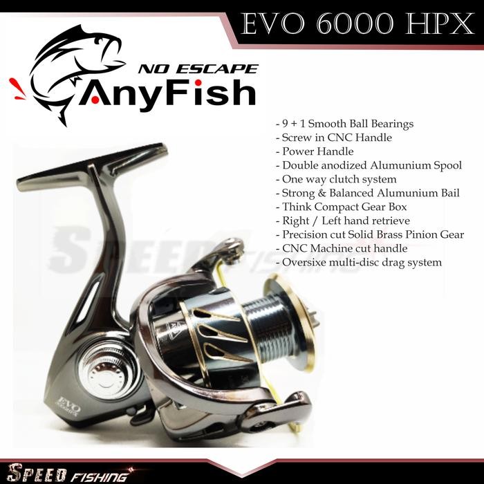 Reel Anyfish Evo 6000 Hpx Power Handle Anyfish Evo 6000Hpx