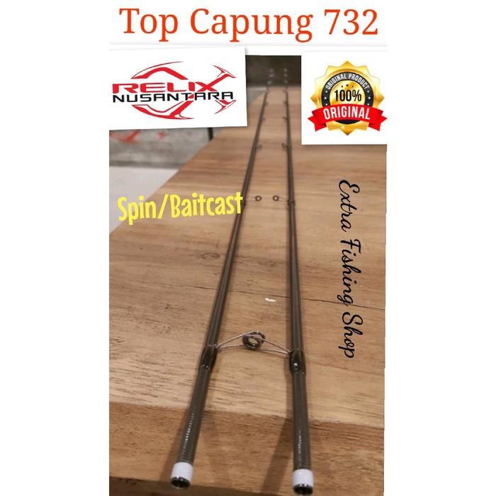 Top Ujung Capung 732 Spiderman Spin Dan Baitcasting Gratis Packing Pipa Pvc