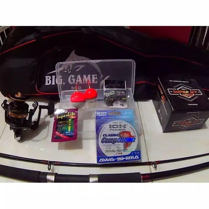 Set Alat Pancing Laut Lengkap Kekuatan 30Kg