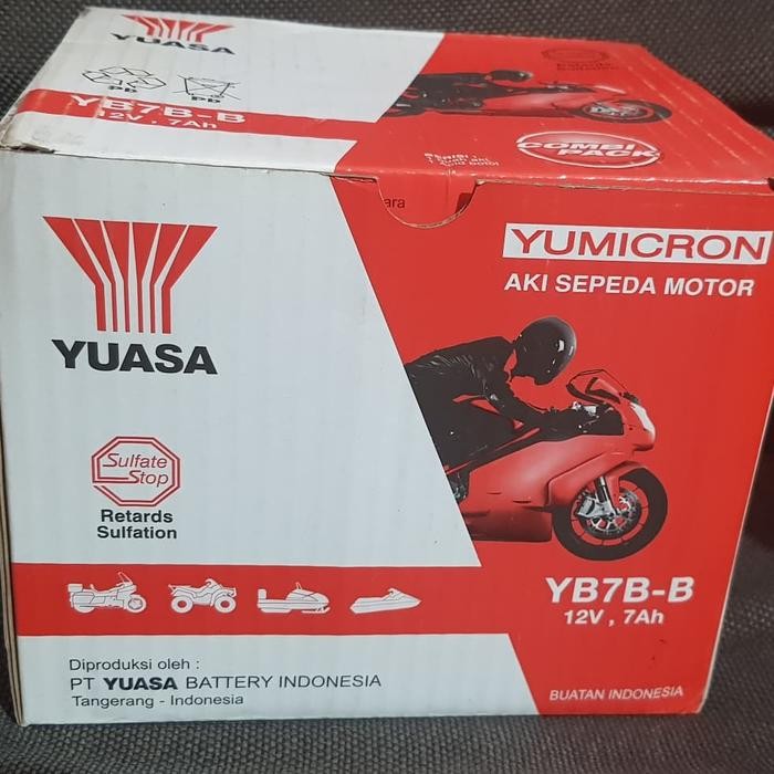 aki motor aki basah YB7B-B