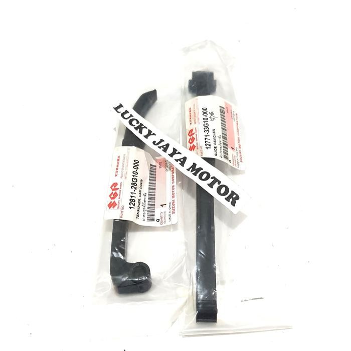 GUIDE CAM CHAIN KARET LIDAH TENSIONER SPIN SKYWAVE SKYDRIVE ORIGINAL 12811-28G10+12771-33G10