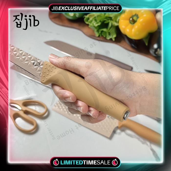 [Exclusive Creator] Jib Diamond Knives Set / Knife Set Diamond Anti Karat / Pisau Dapur Multifungsi