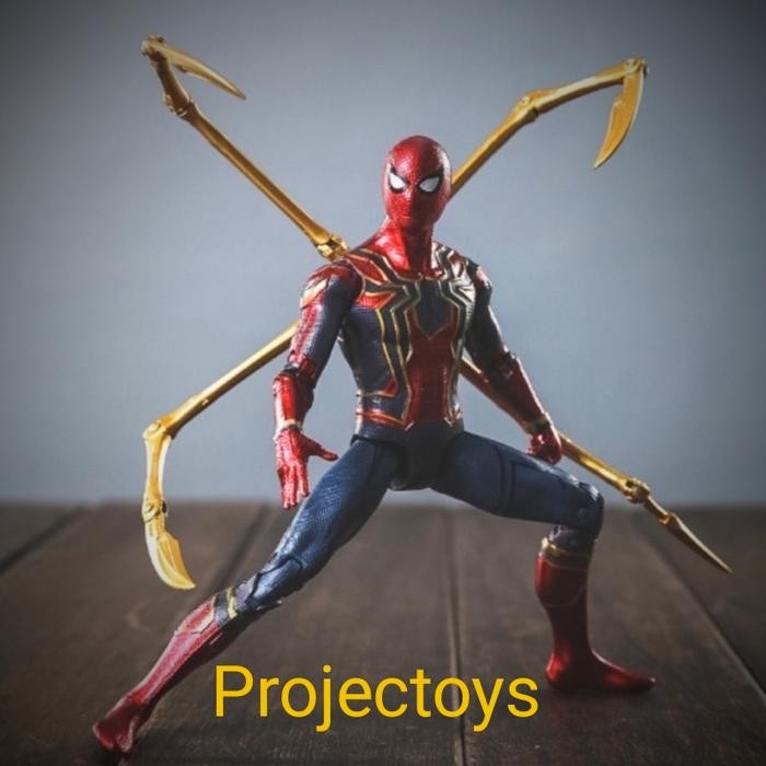 Diskon Marvel Superhero Action Figure lron Spiderman Premium