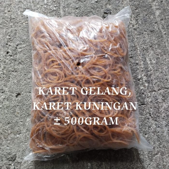 V02D Karet Gelang 500Gram / Karet Kuning Kecil