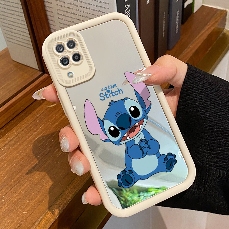 Casing Hp Samsung Galaxy A12 4G A12 5G F12 M12 A22 M22 Case Casing Dinosaurus telinga besar Pola HP 