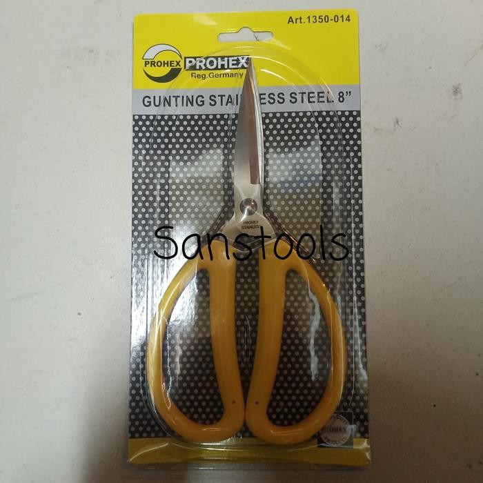 

ID GUNTING STAINLESS STEEL 8" PROHEX TAJAM MULTIFUNGSI KODOK 1350-014