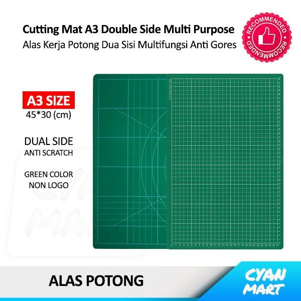 

ID CUTTING MAT WORK PAD ALAS KERJA POTONG ANTI GORES DIY TOOL DOUBLE SIDE