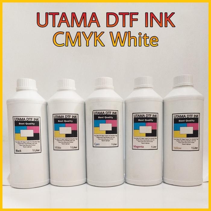 

ID TINTA DTF PREMIUM / DIGITAL TRANSFER FILM INK CMYK WHITE 1 LITER