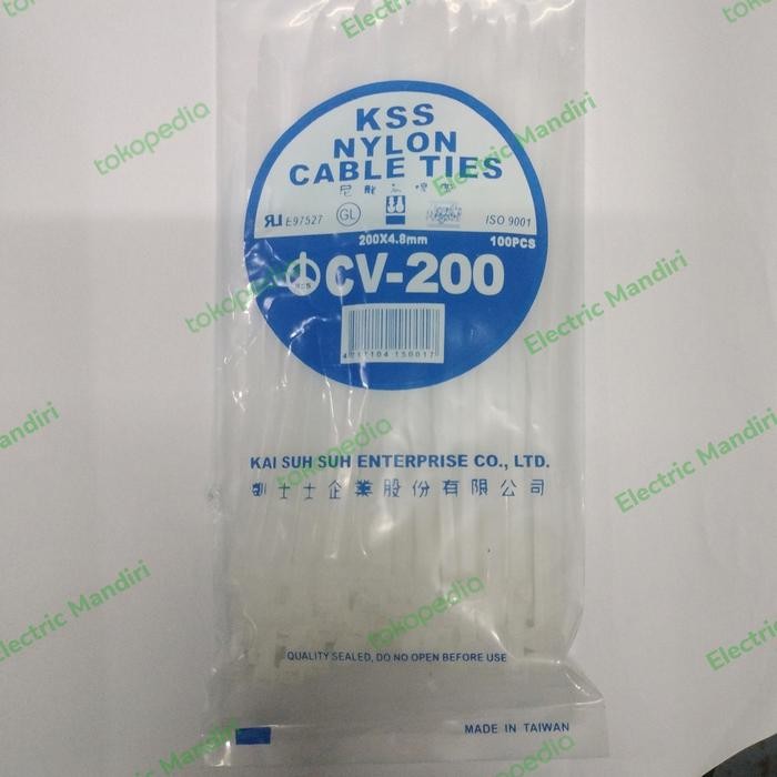 

ID KABEL TIES/CABLE TIES KSS NYLON CV 200 / 4,8 X 20MM WHITE