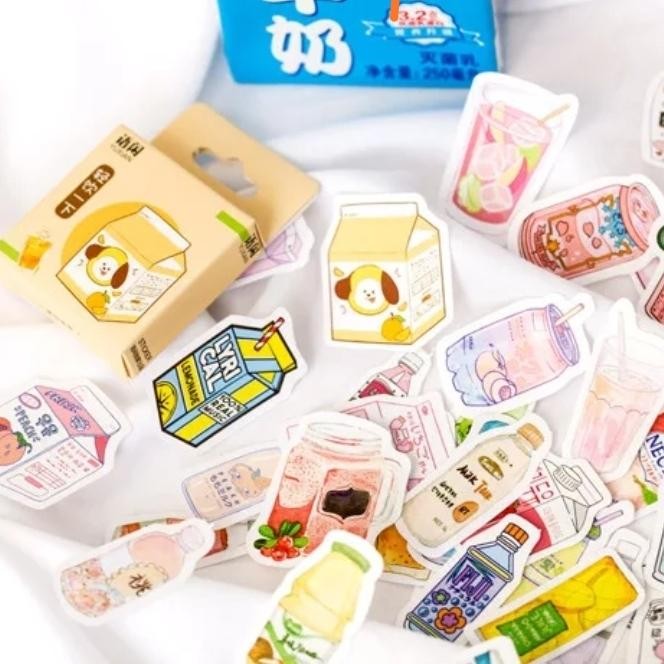 

ID STICKER DECO MINUMAN JAPANESE DRINK SCRAPBOOK DIY BUJO DIARY TUMBLR