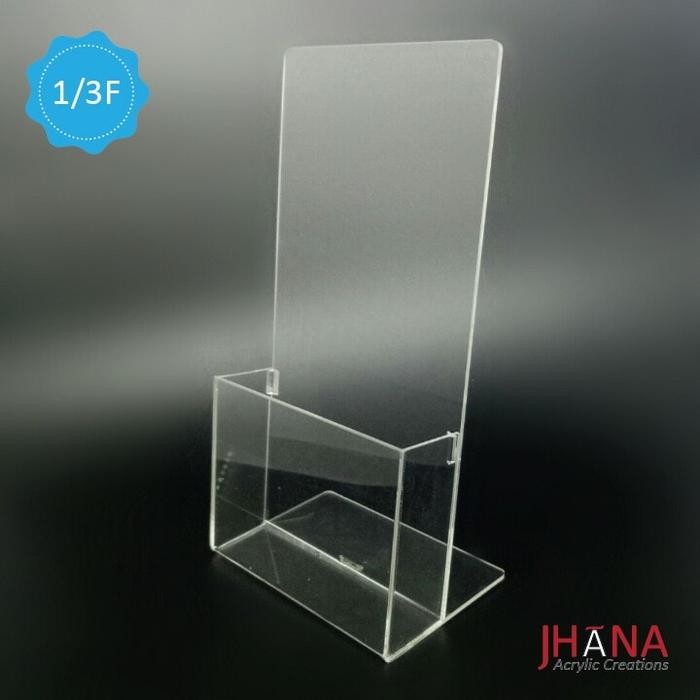 

ID TEMPAT BROSUR AKRILIK / ACRYLIC UKURAN 1/3 F4 TB24