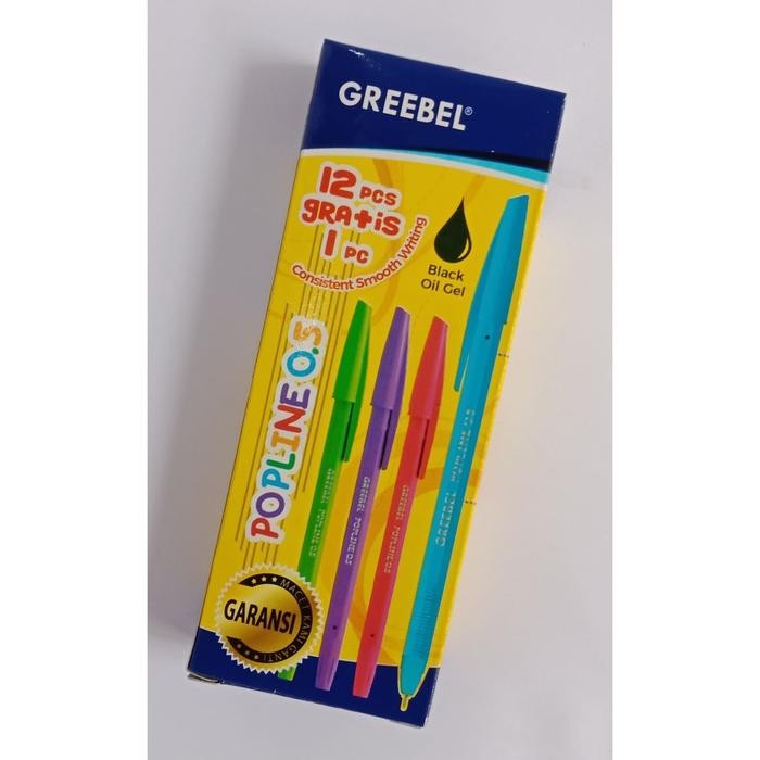 

ID PULPEN GREBEL POPLINE HITAM STATIONERY TINTA