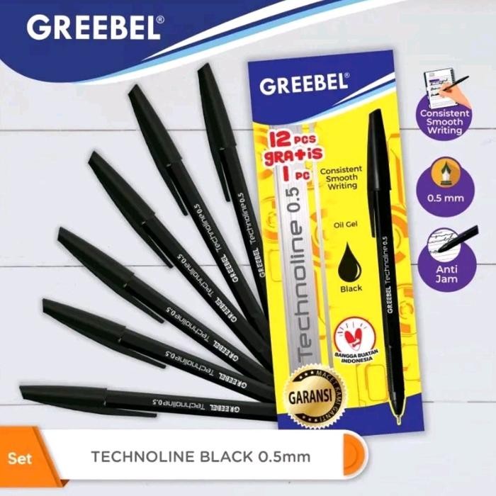 

ID PULPEN GREEBEL TECHNOLINE 0.5 (ISI 12 PCS + GRATIS 1 PCS) - STATIONERY
