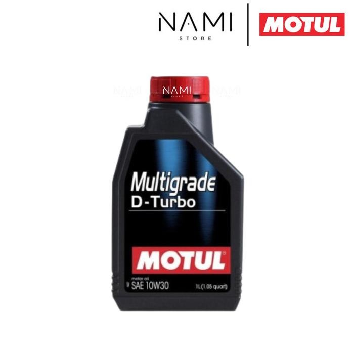 *MOTUL MULTIGRADE D-TURBO 10W30 (1L)* Oli Mesin Mobil Diesel - Original