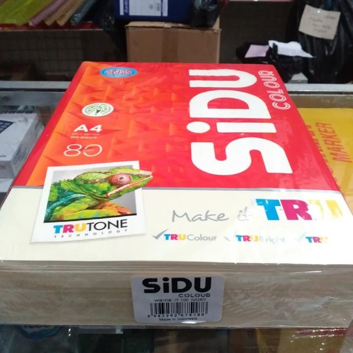 

KOIC Kertas Warna Sidu A4 80Gr It 100 Ivory