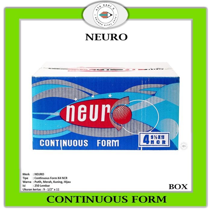 

KOIC Continous Form 91/2 X 11 4 Ply ( K4 Neuro ) Ncr / Kertas Komputer
