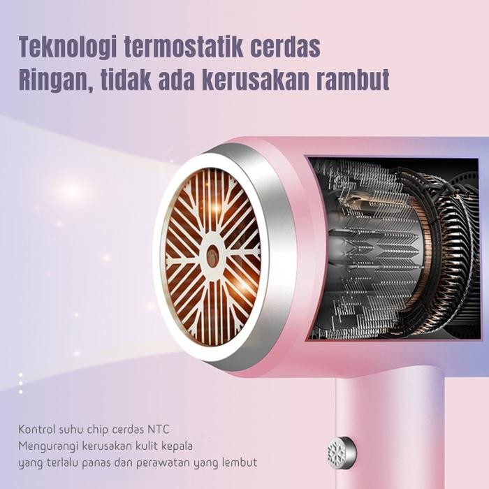 Hair Dryer 1200W Kebisingan Rendah Dan Daya Tinggi Pengering Rambut Hairdryer Hair Dryer Nvmee