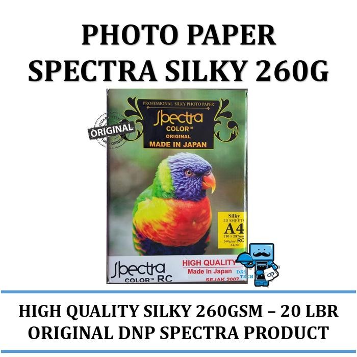 

KOIC Kertas Foto Photo Paper Silky Spectra 260Gsm High Quality A4