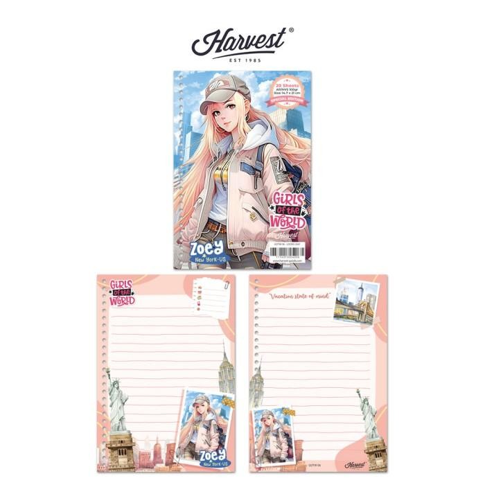 

KOIC Loose Leaf / Kertas Binder Harvest A5 Girls Of The World - New York