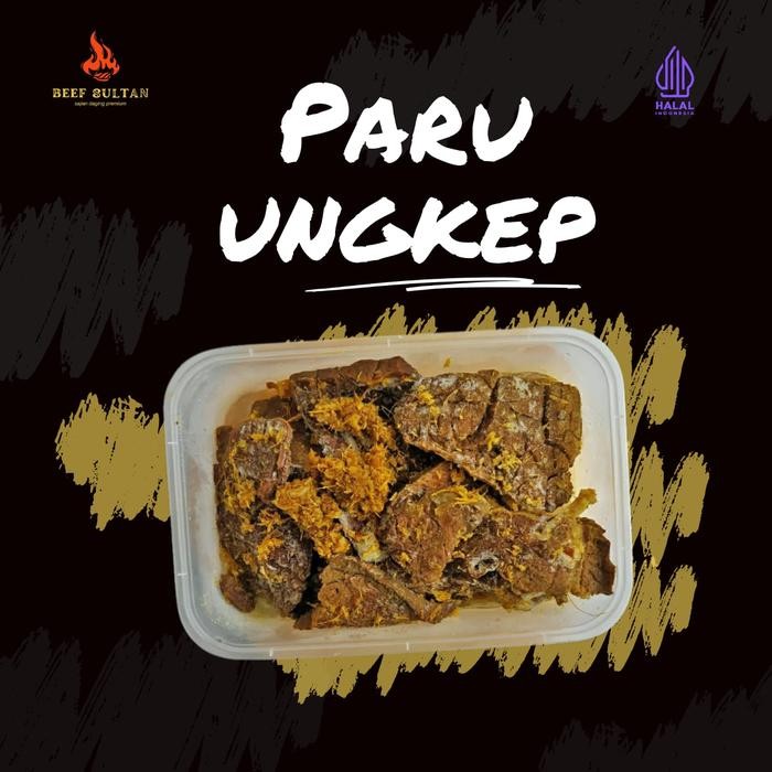 

paru sapi ungkep plus sambal frozen siap saji stok terbatas