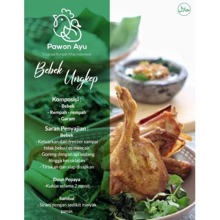 

bebek ungkep kartosuro pawon ayu frozen siap goreng stok terbatas