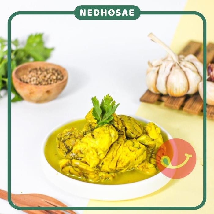 

otak sapi bumbu kuning benourish - grass fed siap masak stok terbatas