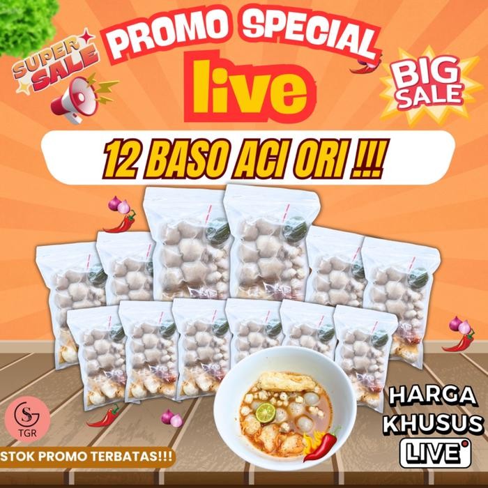 

bundling 12 bks baso aci ori kuah kaldu hotpot instan shopee stok terbatas