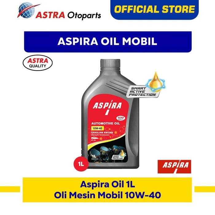 Oli Mesin Mobil 10W-40 Aspira Oil 1L