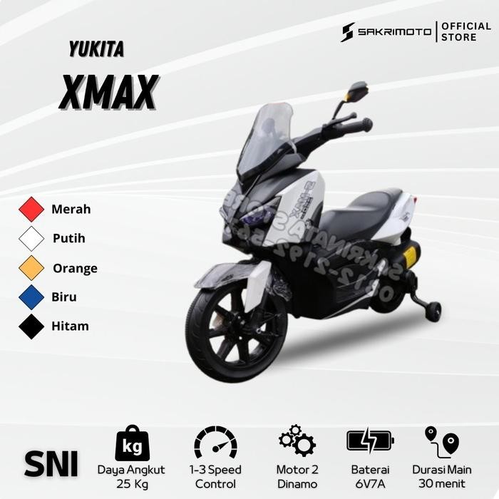 Mainan Anak Motor Aki XMAX Mainan Motor Aki Anak