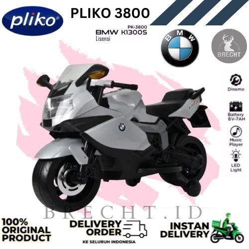 (Jtr/Cargo) Mainan Motor Aki Anak Pliko PK 3800 BMW K1300S Lisensi