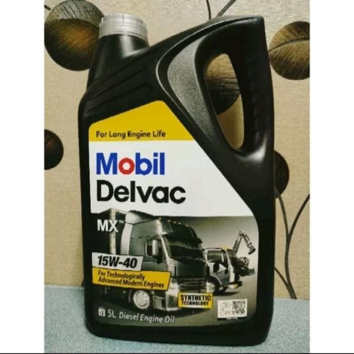 Oli Mobil Diesel Delvac MX 15w40 5 L