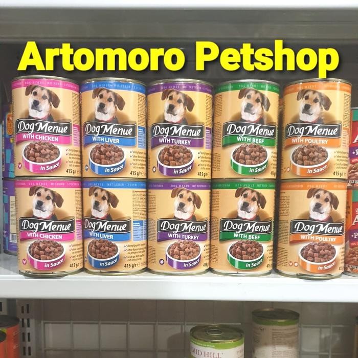 ID MAKANAN ANJING KALENG 'DOG MENUE' 415GR/ WET FOOD DOG