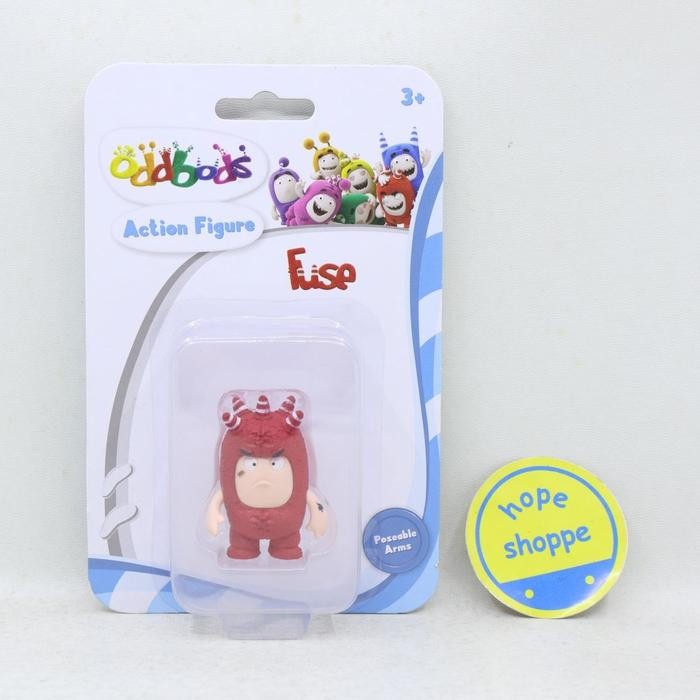 MAINAN ODDBODS MINI ACTION FIGURE FUSE POGO NEWT JEFF ZEE BUBBLES SLICK ORIGINAL SEGEL SNI KODE 621