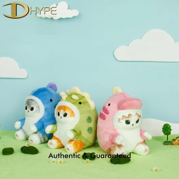 New Mofusand Plush Doll Jurassic Dino Series Keychain Original