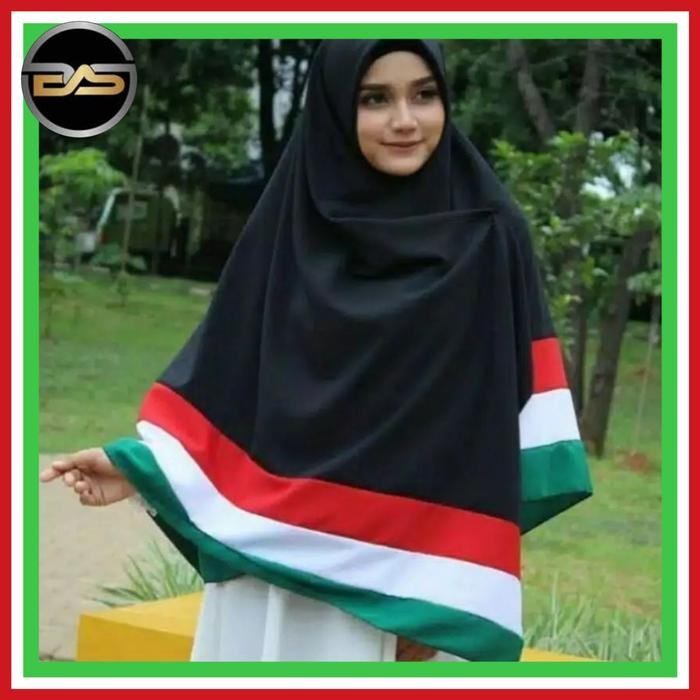150x150cm Hijab Jilbab Kerudung Palestina 130x130cm