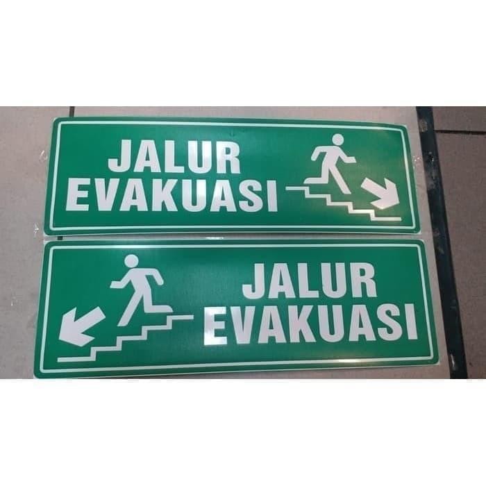

Promo Sign Akrilik Evakuasi Tangga 30X10Cm - Rambu Akrilik Darurat