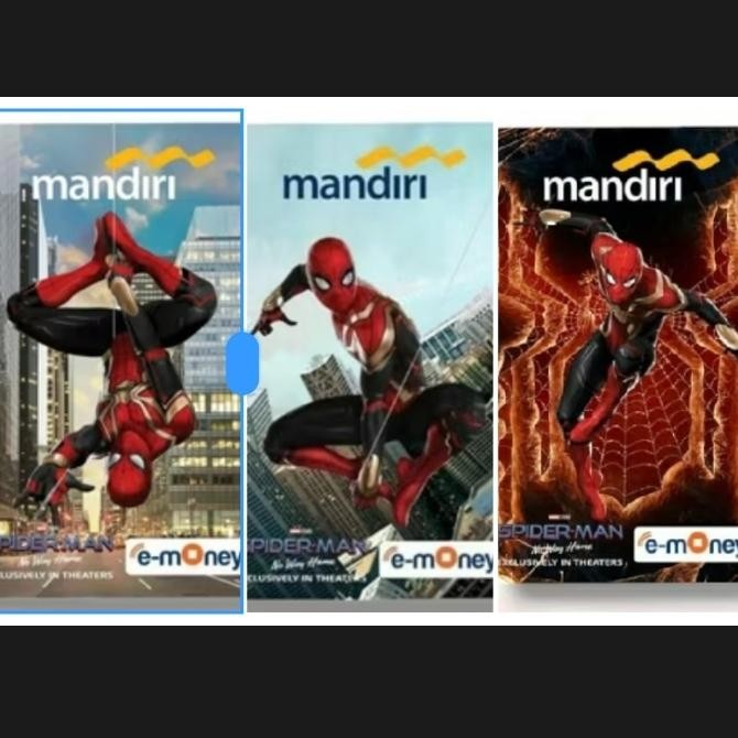 Terbaru eMoney Edisi Spiderman Saldo 0 - Kartu Flazz, Collector Edition
