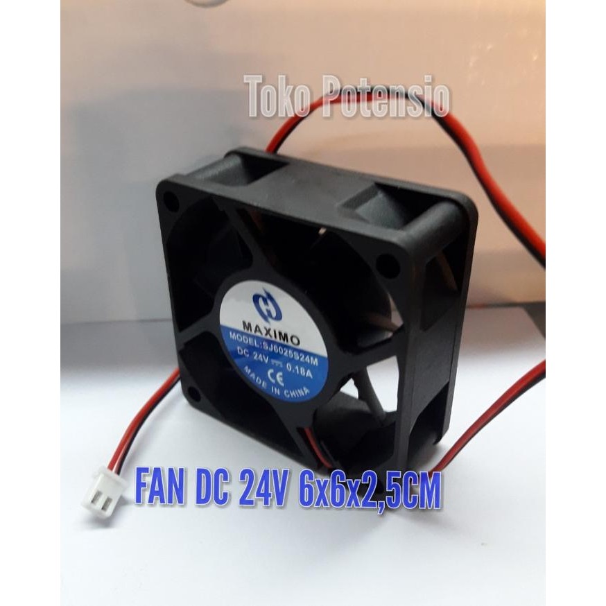 Fan Dc 24v SUNON 6x6 tebal 2,5cm