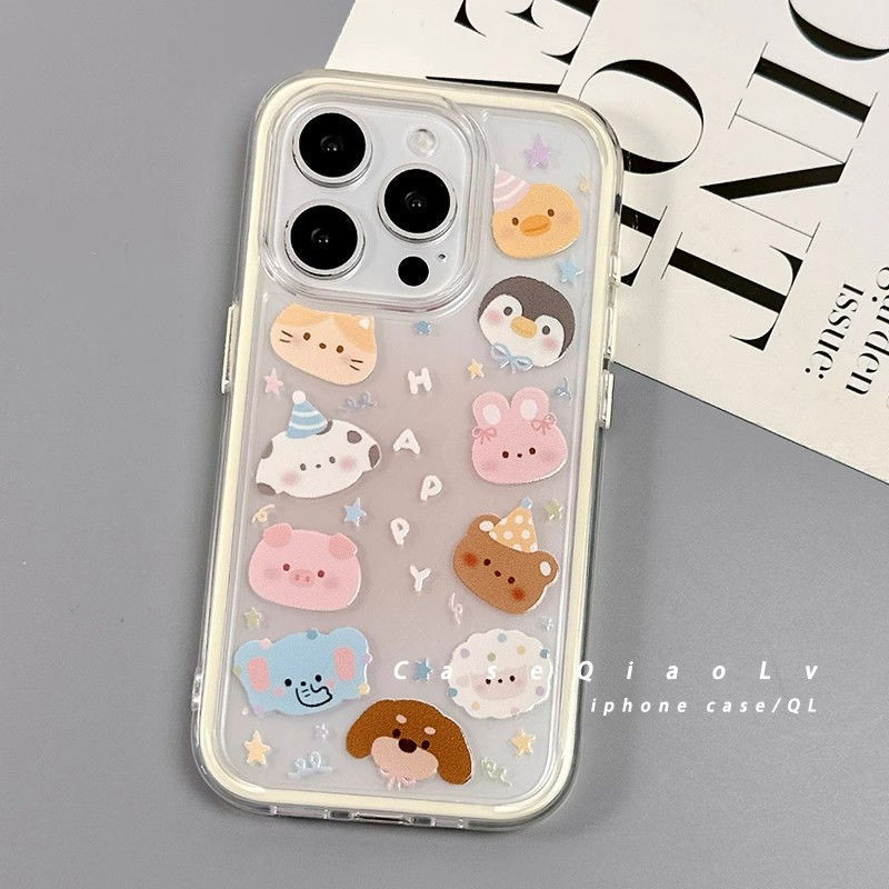 New Kartun Hewan Candy Kesing Hp Xiaomi 14T Pro F7 Ultra Poco C71 F7 Pro 15 Ultra X7 Pro M5S F5 M6 P