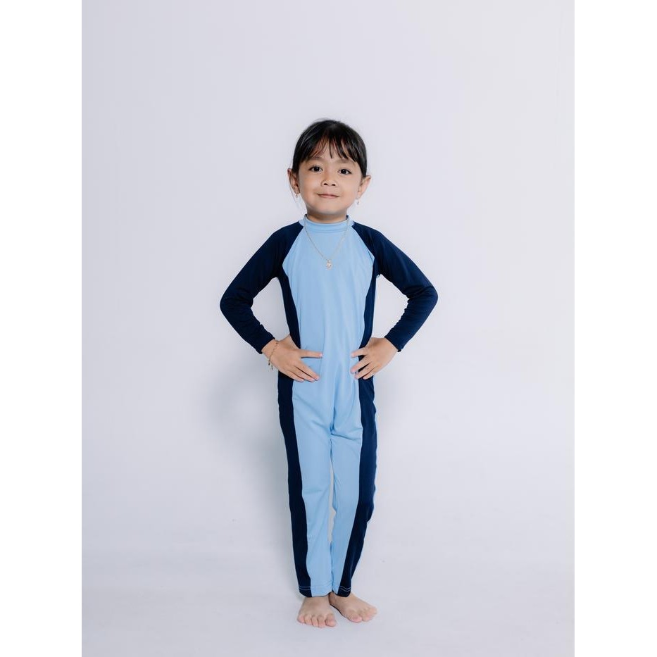 BAJU RENANG ANAK POLOS PANJANG PEREMPUAN DAN LAKI-LAKI 2-13 TH