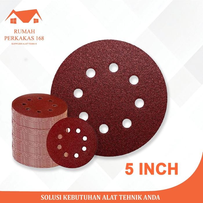 Mesin Amplas Orbital Sander Bulat 5 Inch