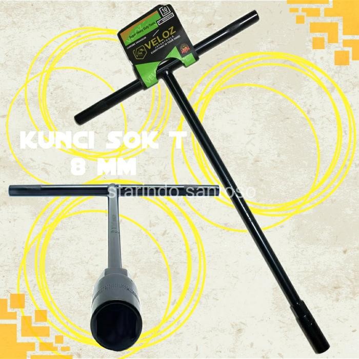 %%%%] Premium KUNCI SOK T 8mm Veloz